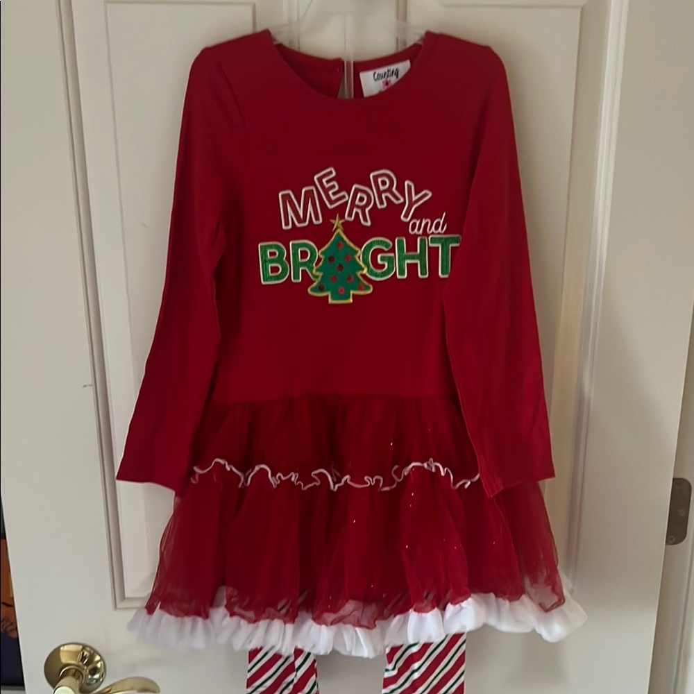 Carter's Red Merry and Bright Dress